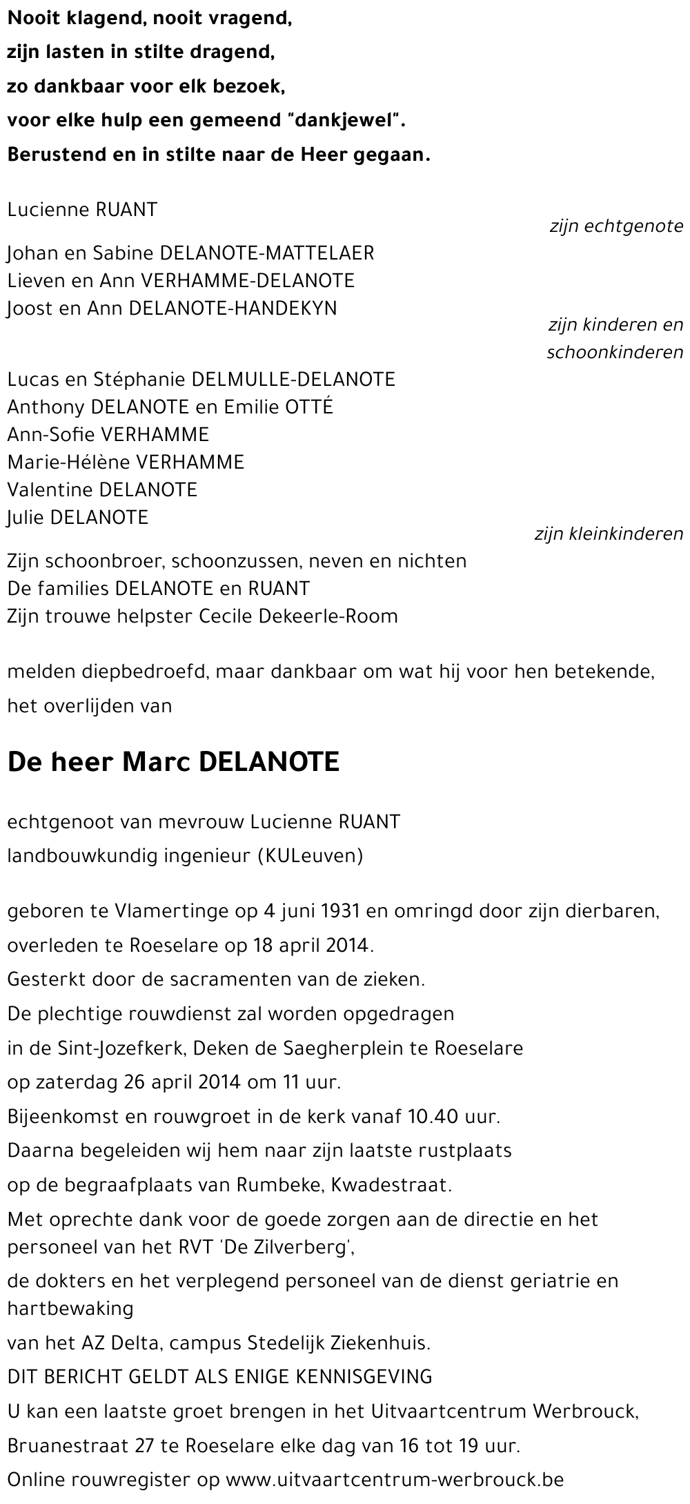 Marc DELANOTE