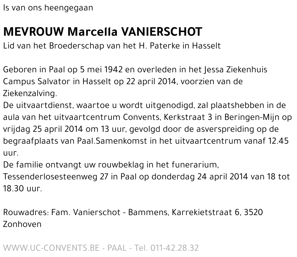 Marcella Vanierschot