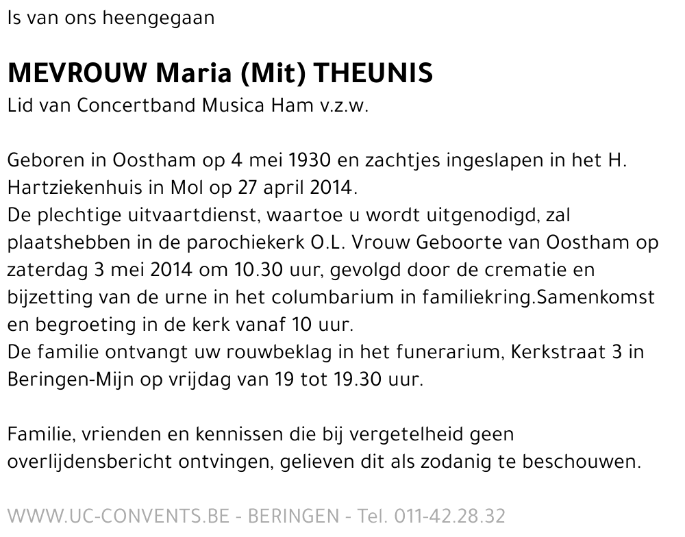 Maria Theunis