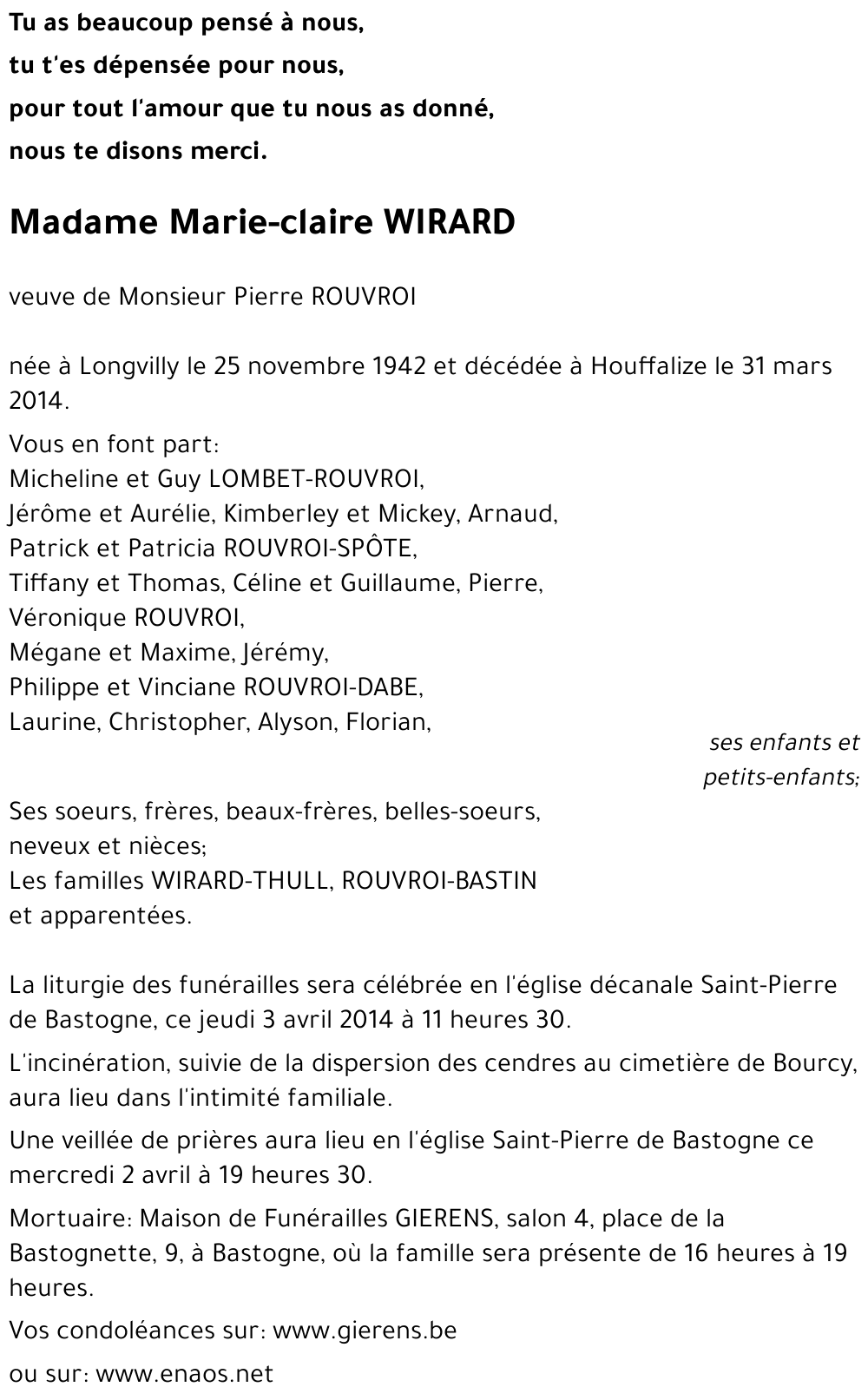 Marie-claire WIRARD