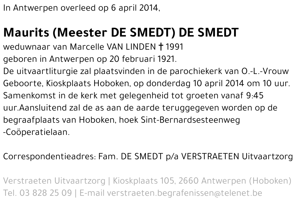 Maurits De Smedt