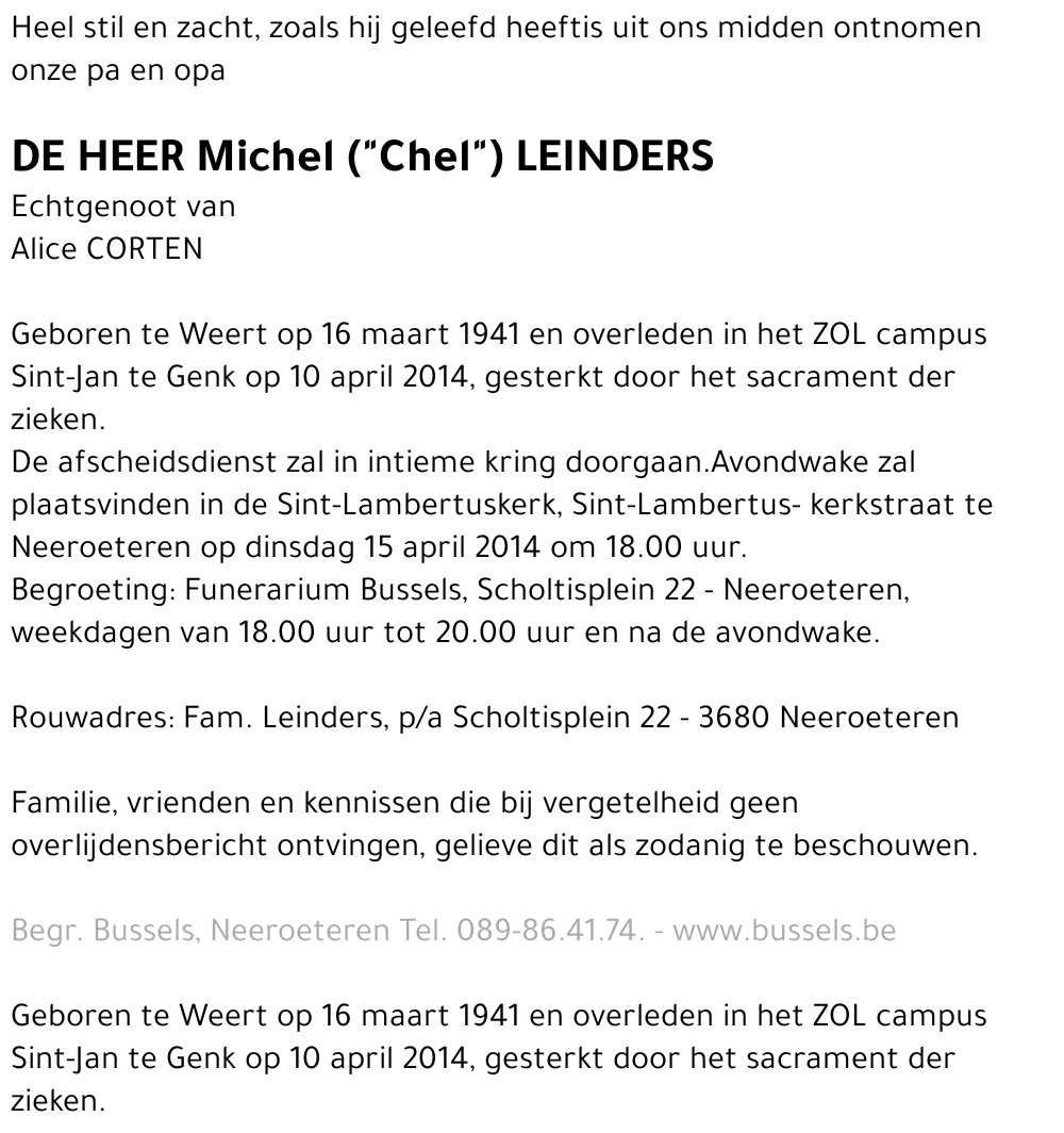 Michel LEINDERS