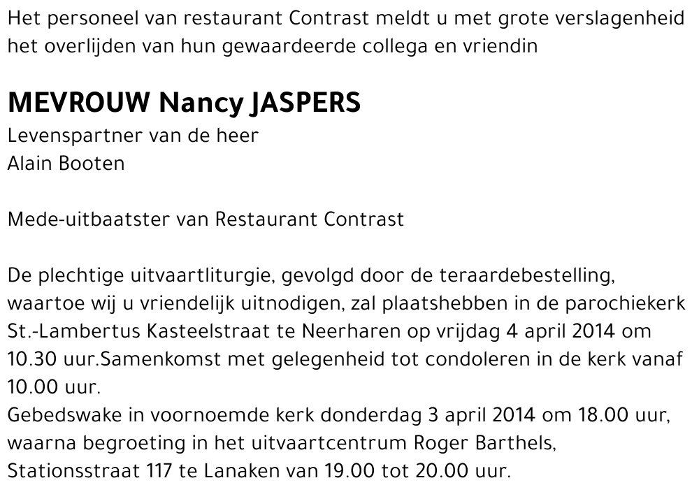 Nancy Jaspers