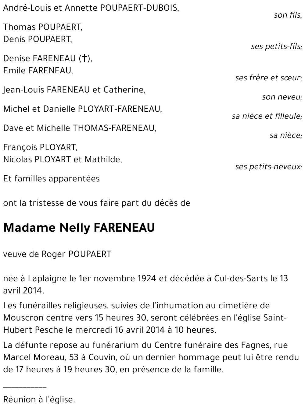 Nelly FARENEAU