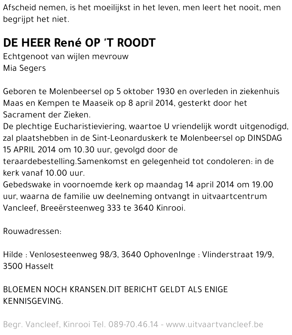 René op 't Roodt