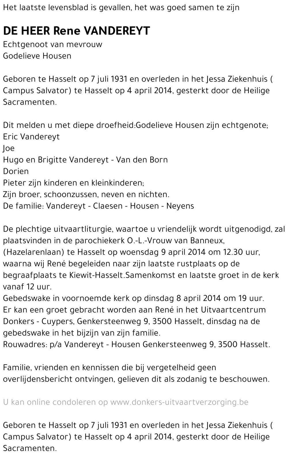 Rene Vandereyt