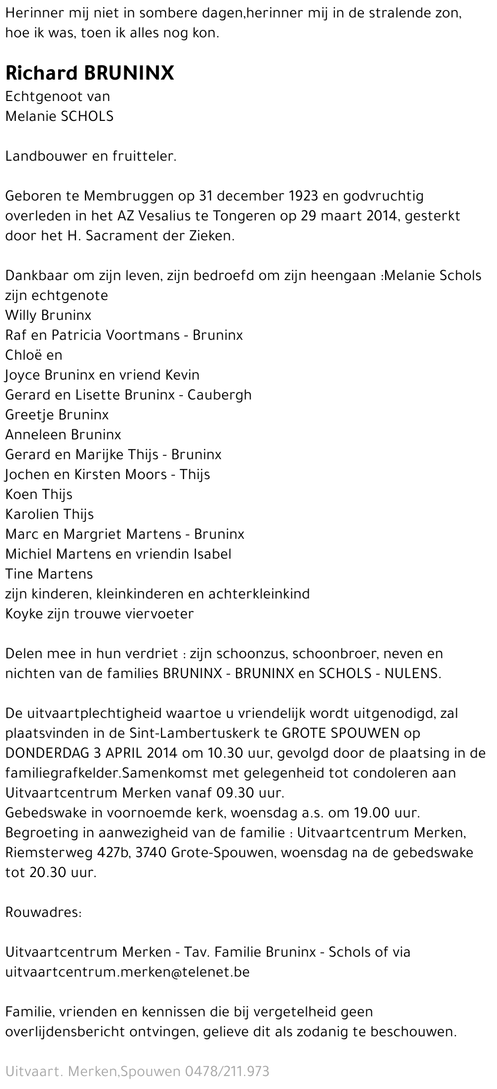 Richard BRUNINX