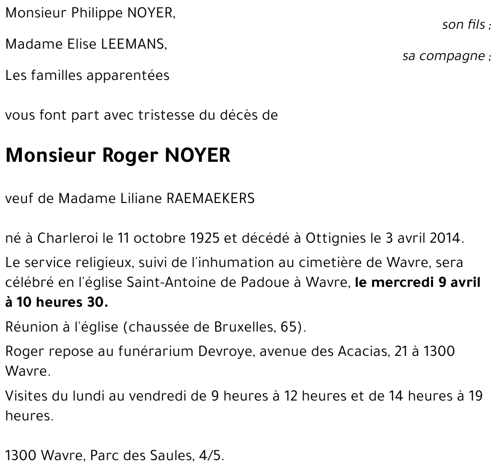 Roger NOYER