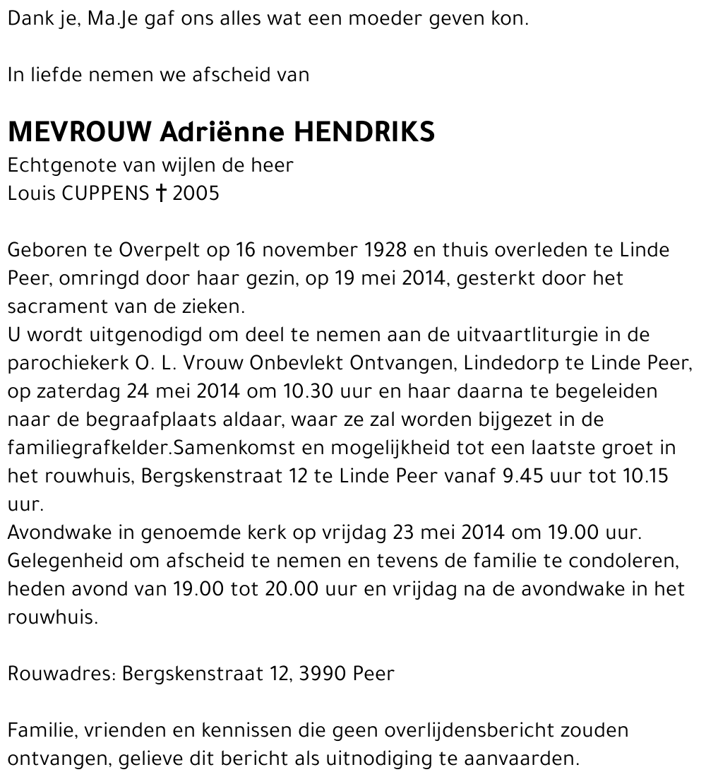 Adriënne HENDRIKS