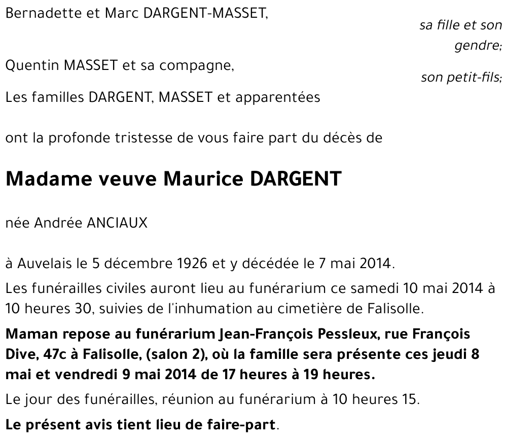 Andrée ANCIAUX