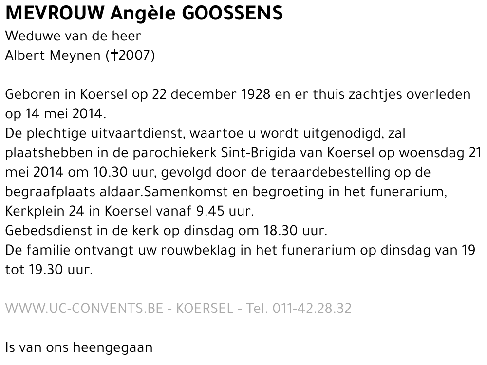 Angèle Goossens