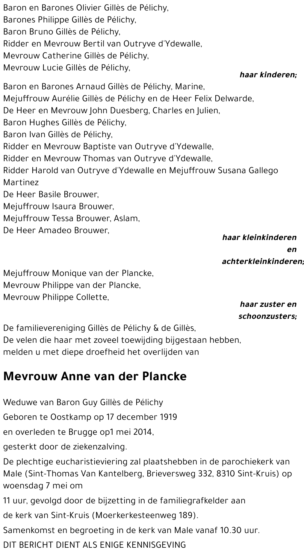 Anne van der Plancke