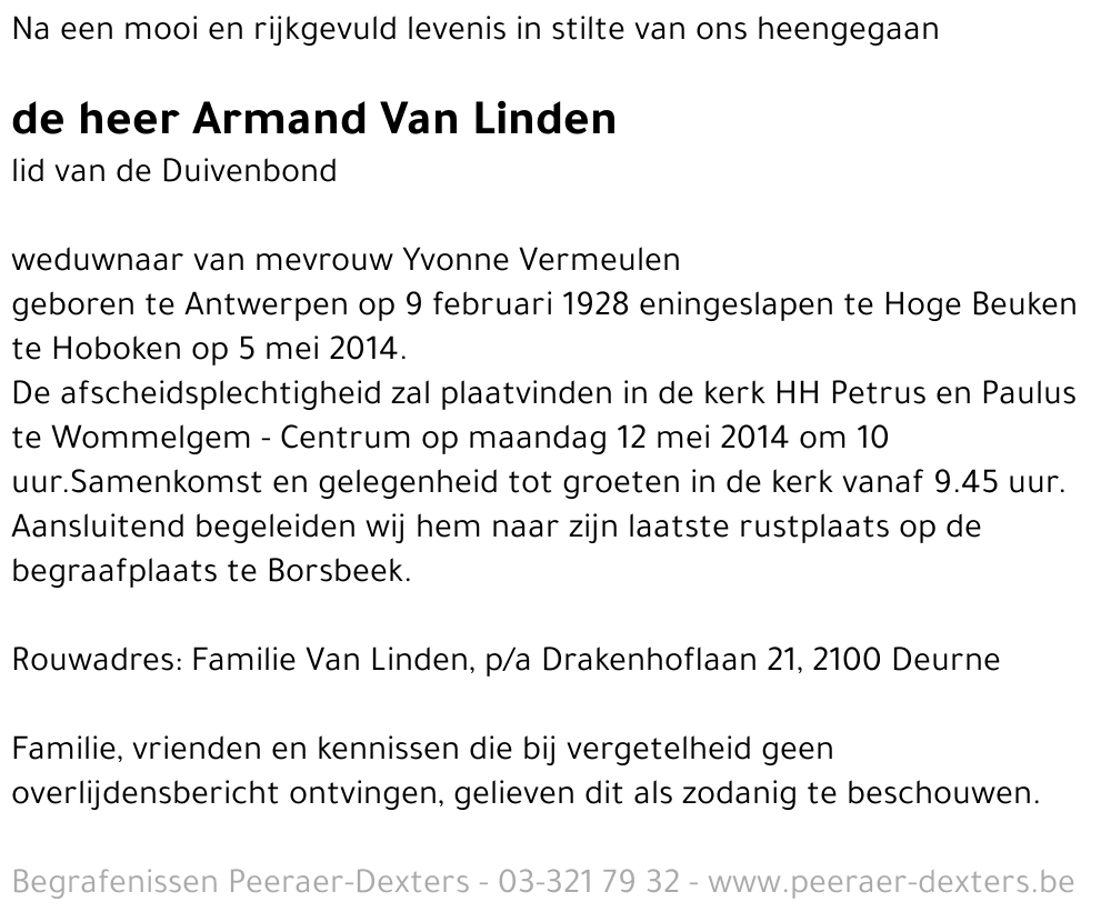Armand Van Linden