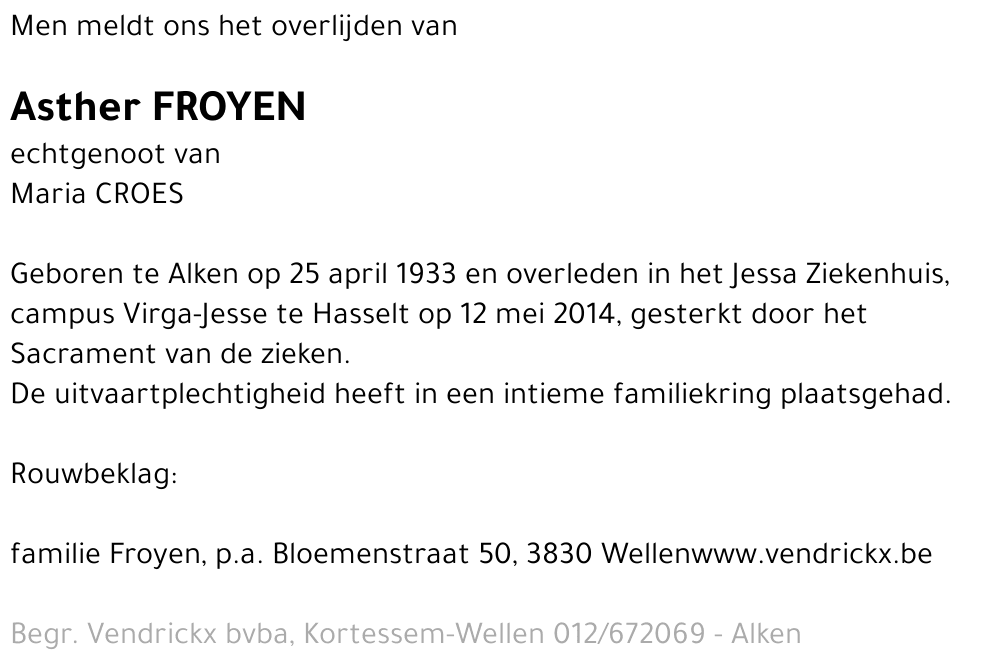 Asther Froyen