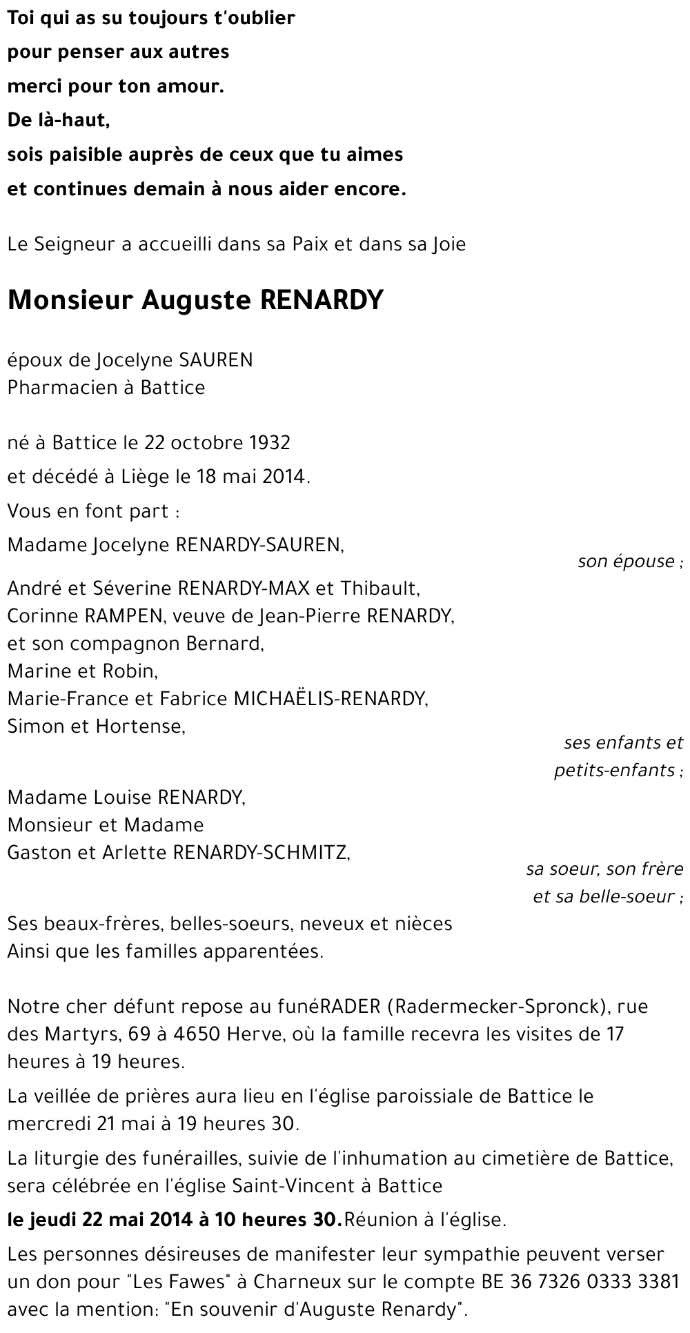 Auguste RENARDY
