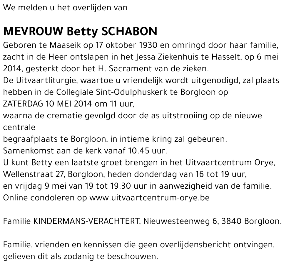 Betty Schabon