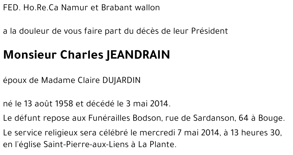 Charles JEANDRAIN