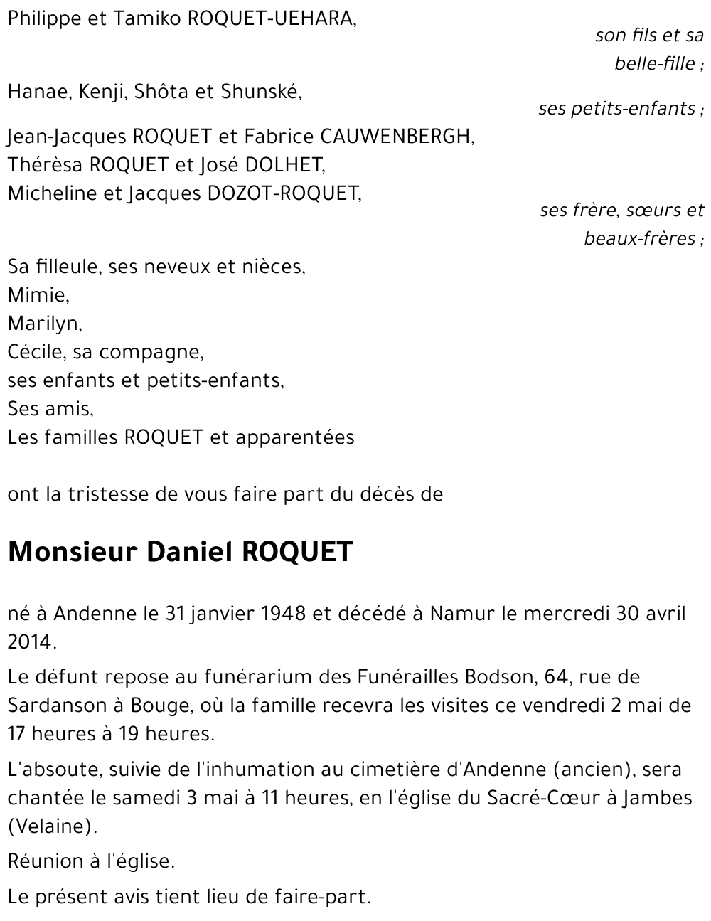 Daniel ROQUET