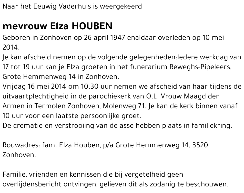 Elza Houben