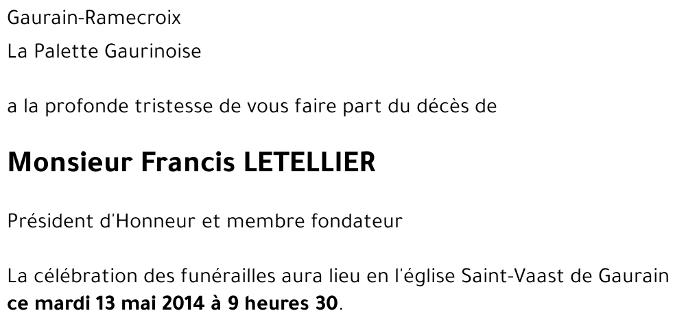 Francis LETELLIER