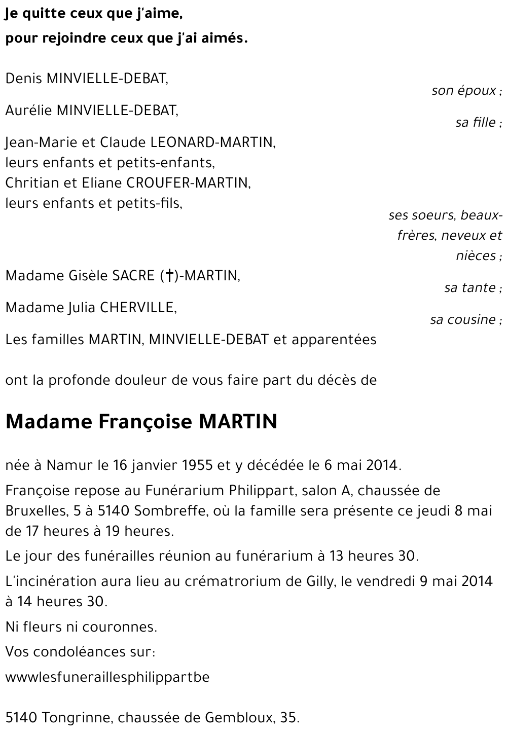 Françoise MARTIN