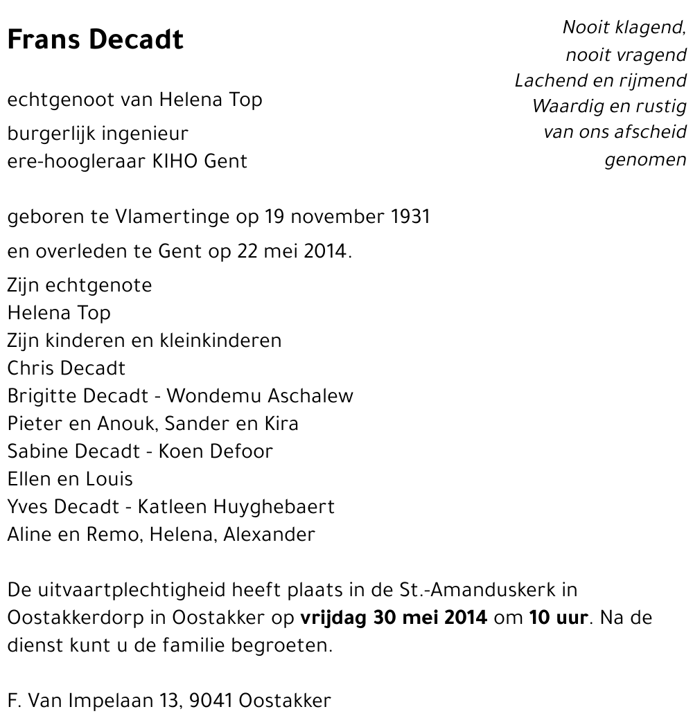 Frans Decadt