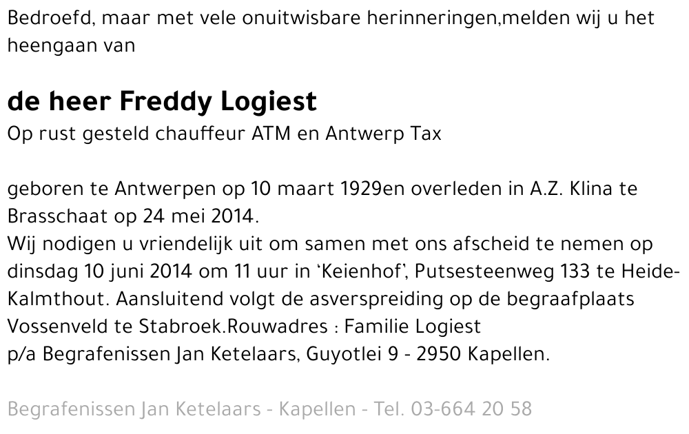 Freddy Logiest