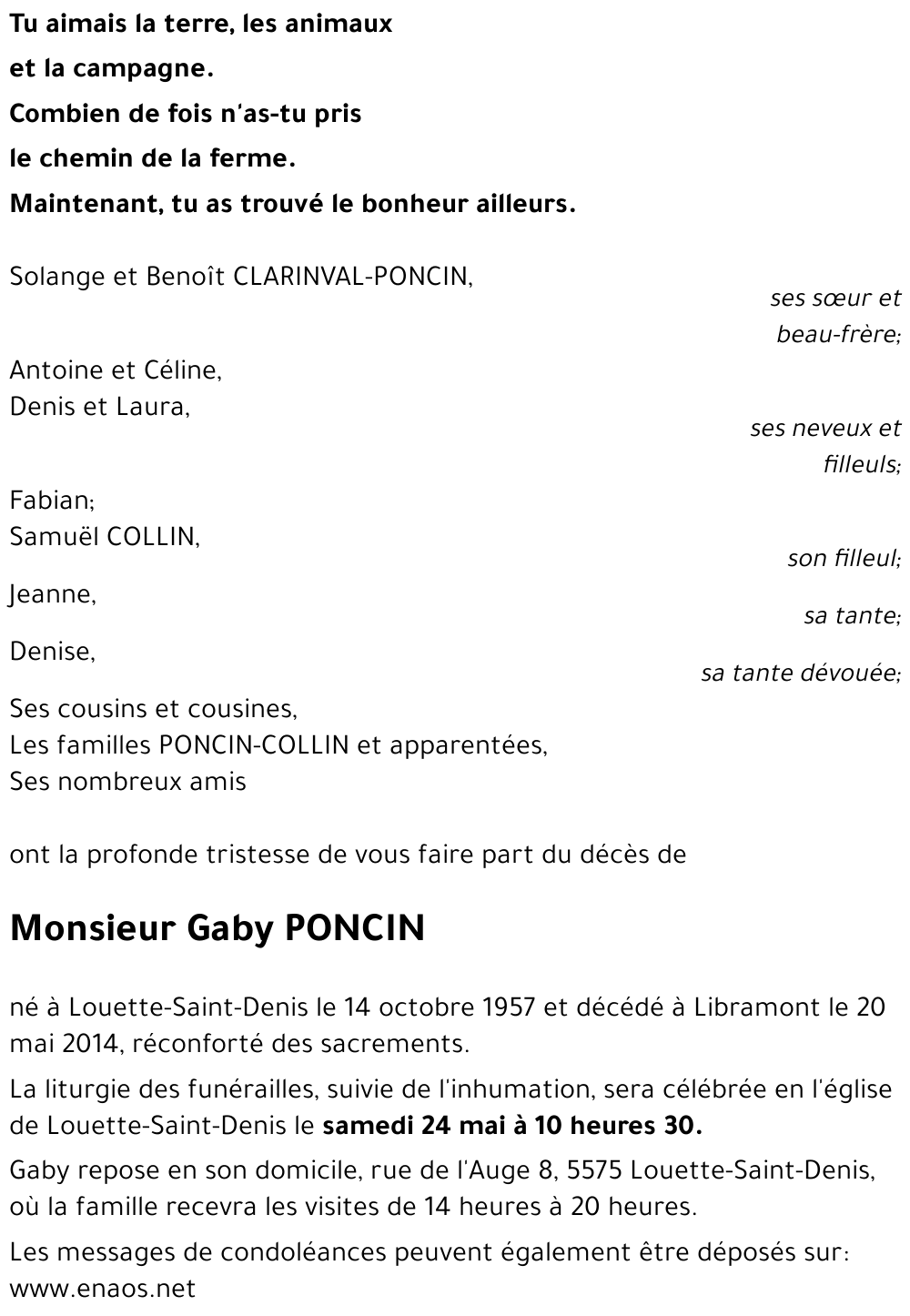 Gaby PONCIN