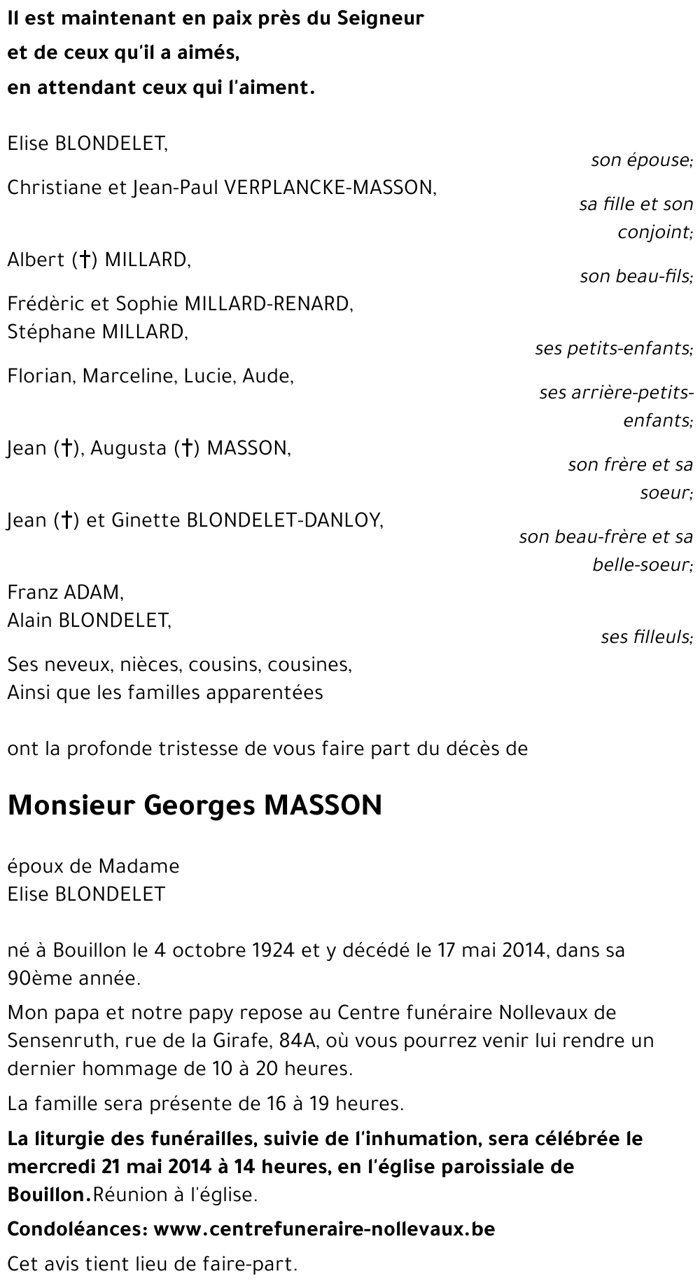 Georges MASSON