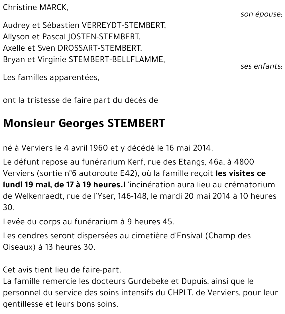 Georges STEMBERT