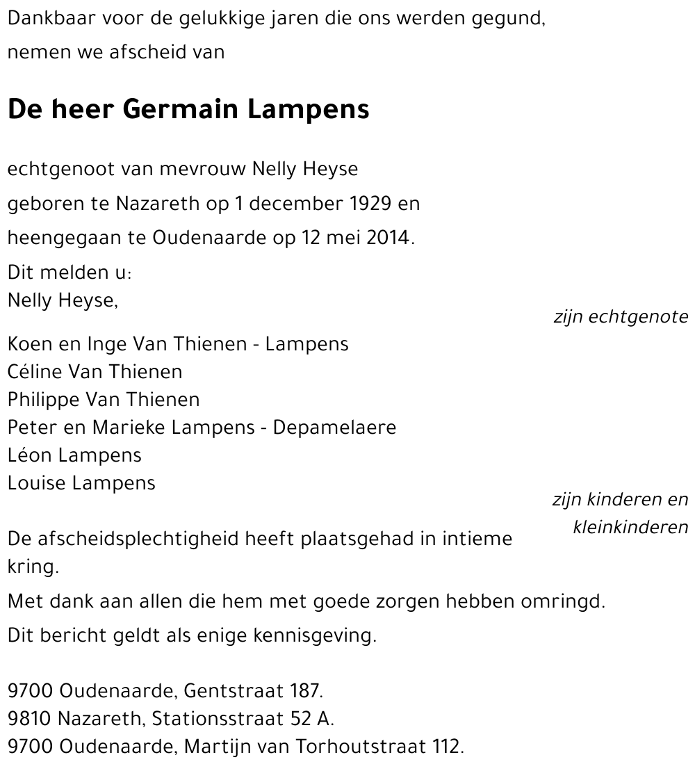 Germain Lampens
