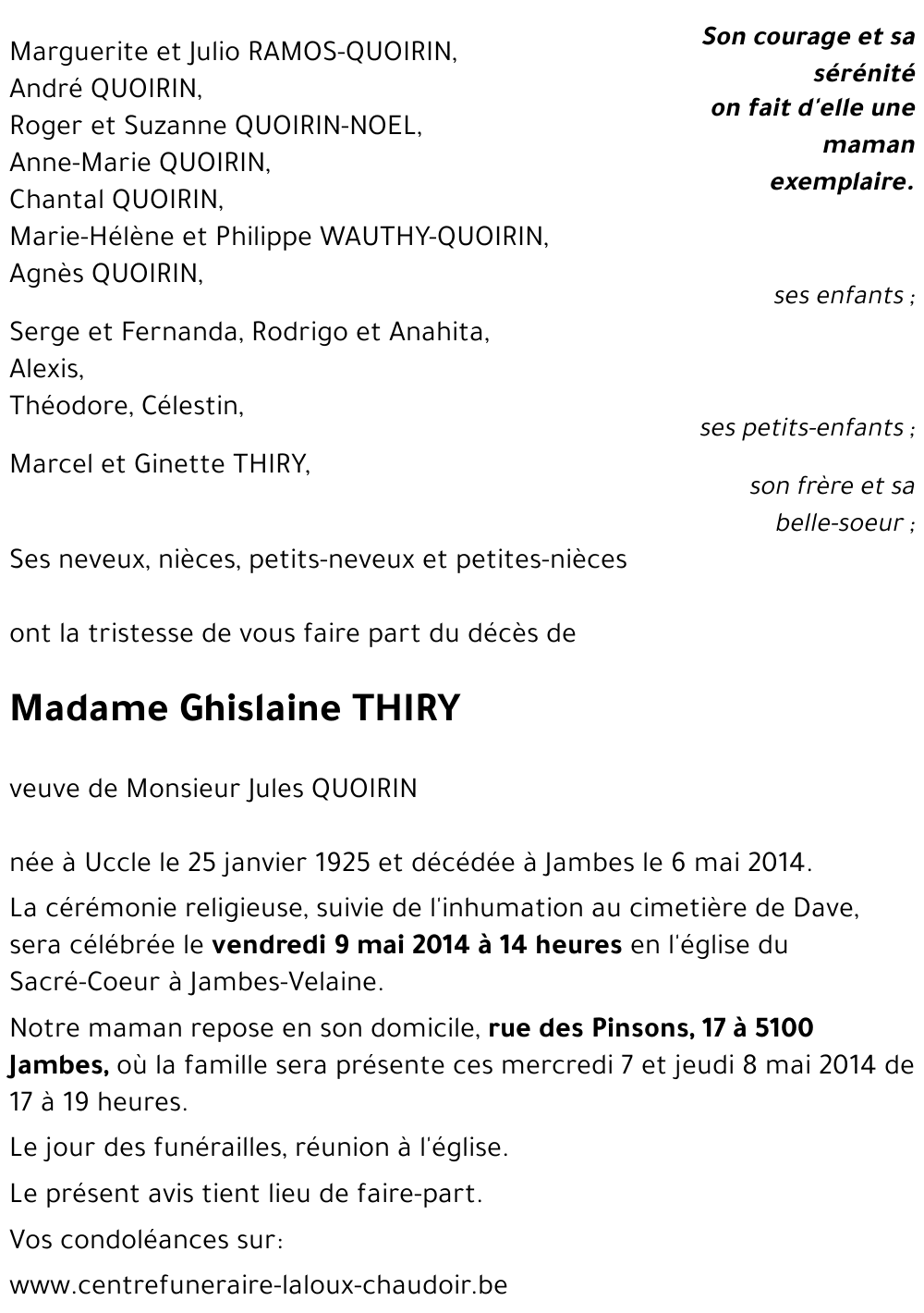 Ghislaine THIRY