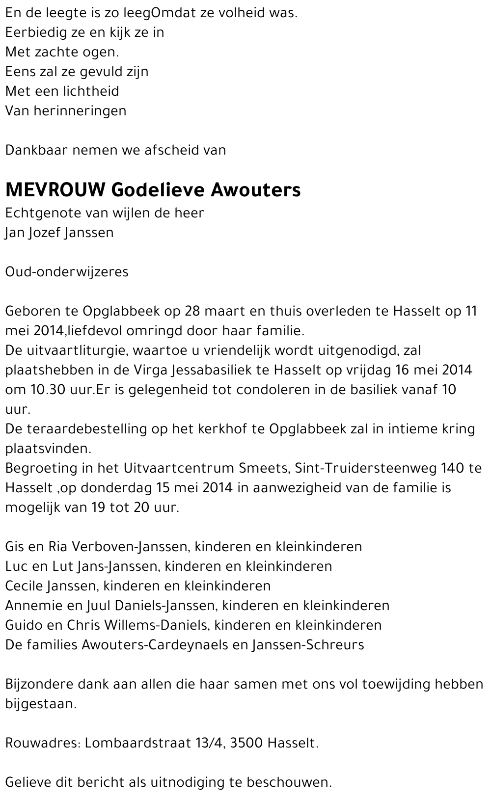 Godelieve Awouters
