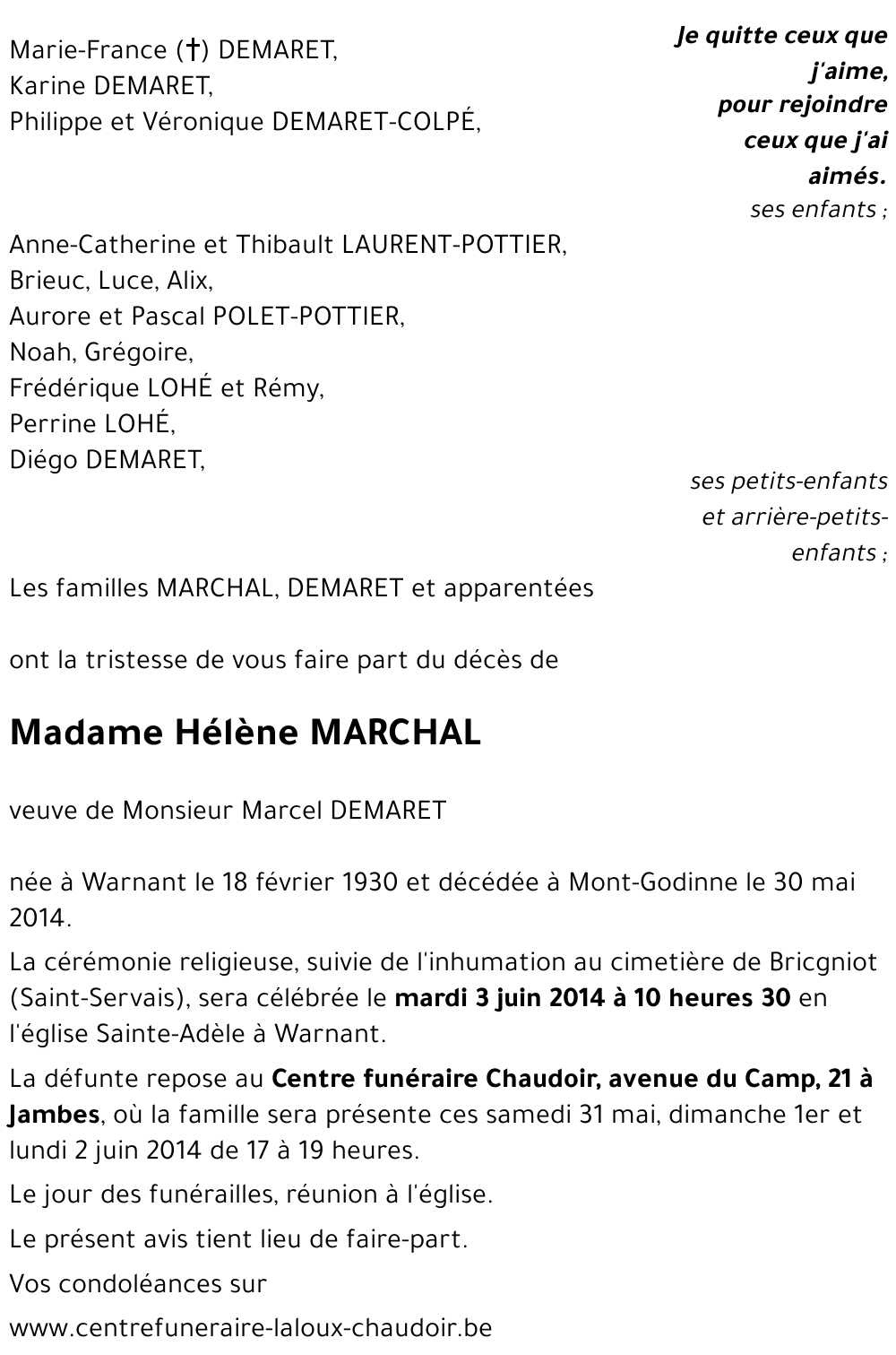 Hélène MARCHAL