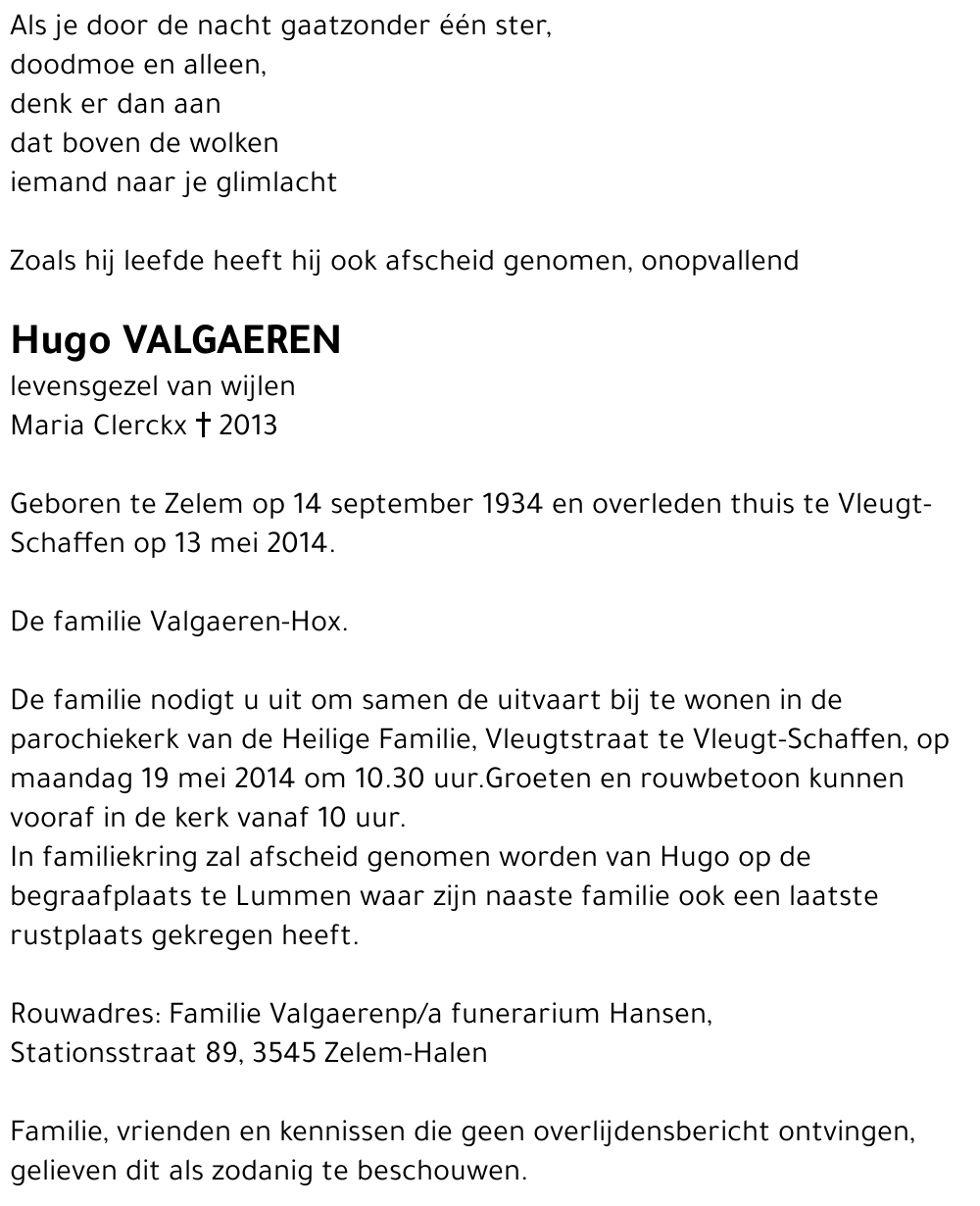 Hugo VALGAEREN