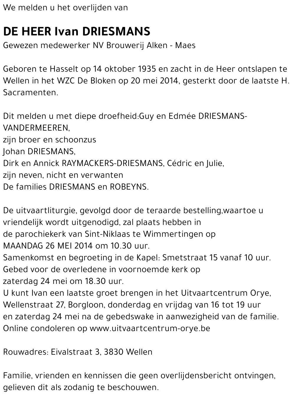 Ivan Driesmans