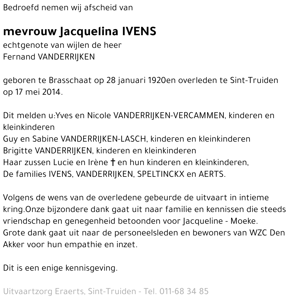 Jacquelina Ivens