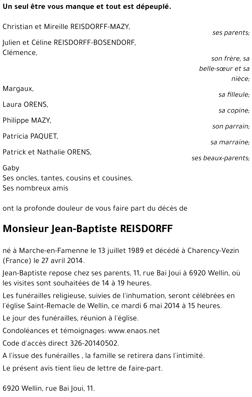 Jean-Baptiste REISDORFF