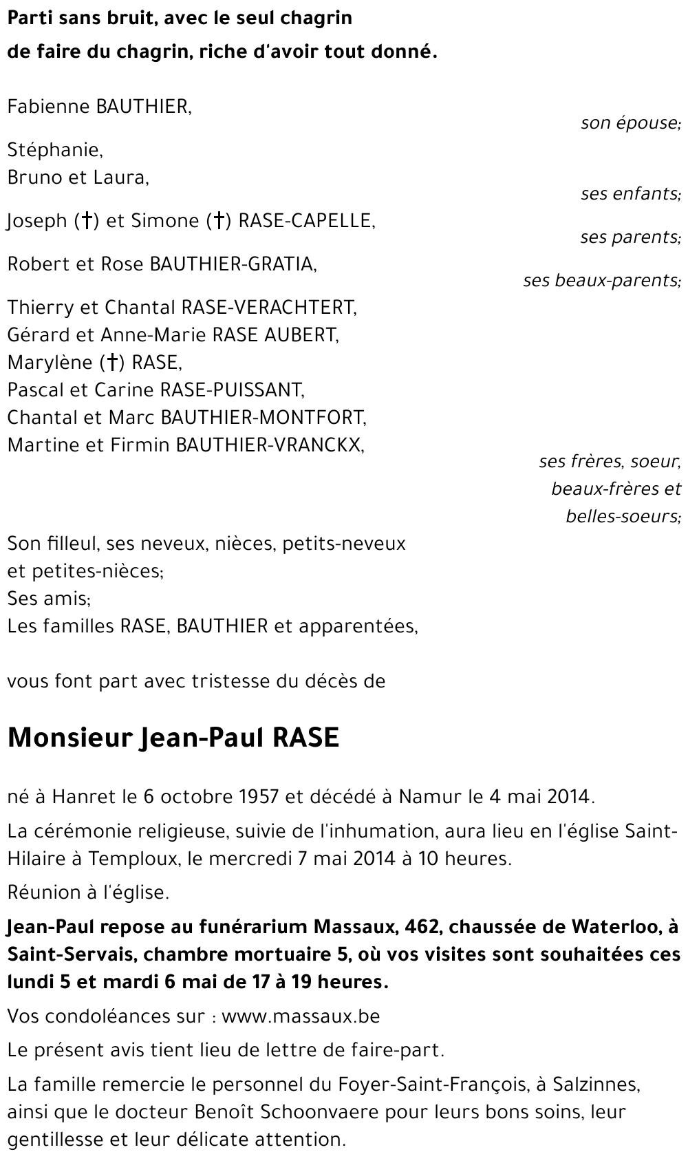 Jean-Paul RASE