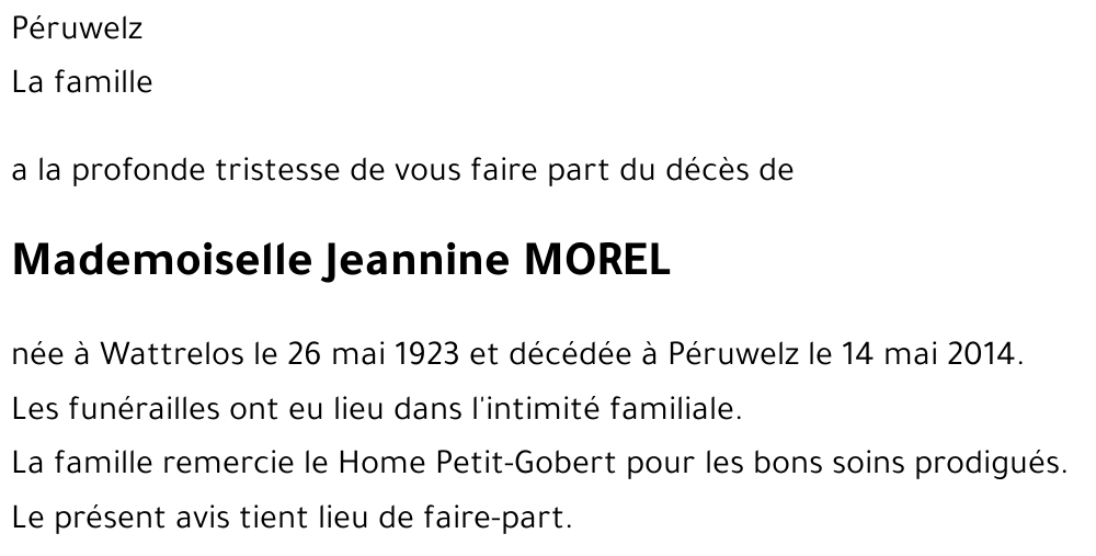 Jeannine MOREL