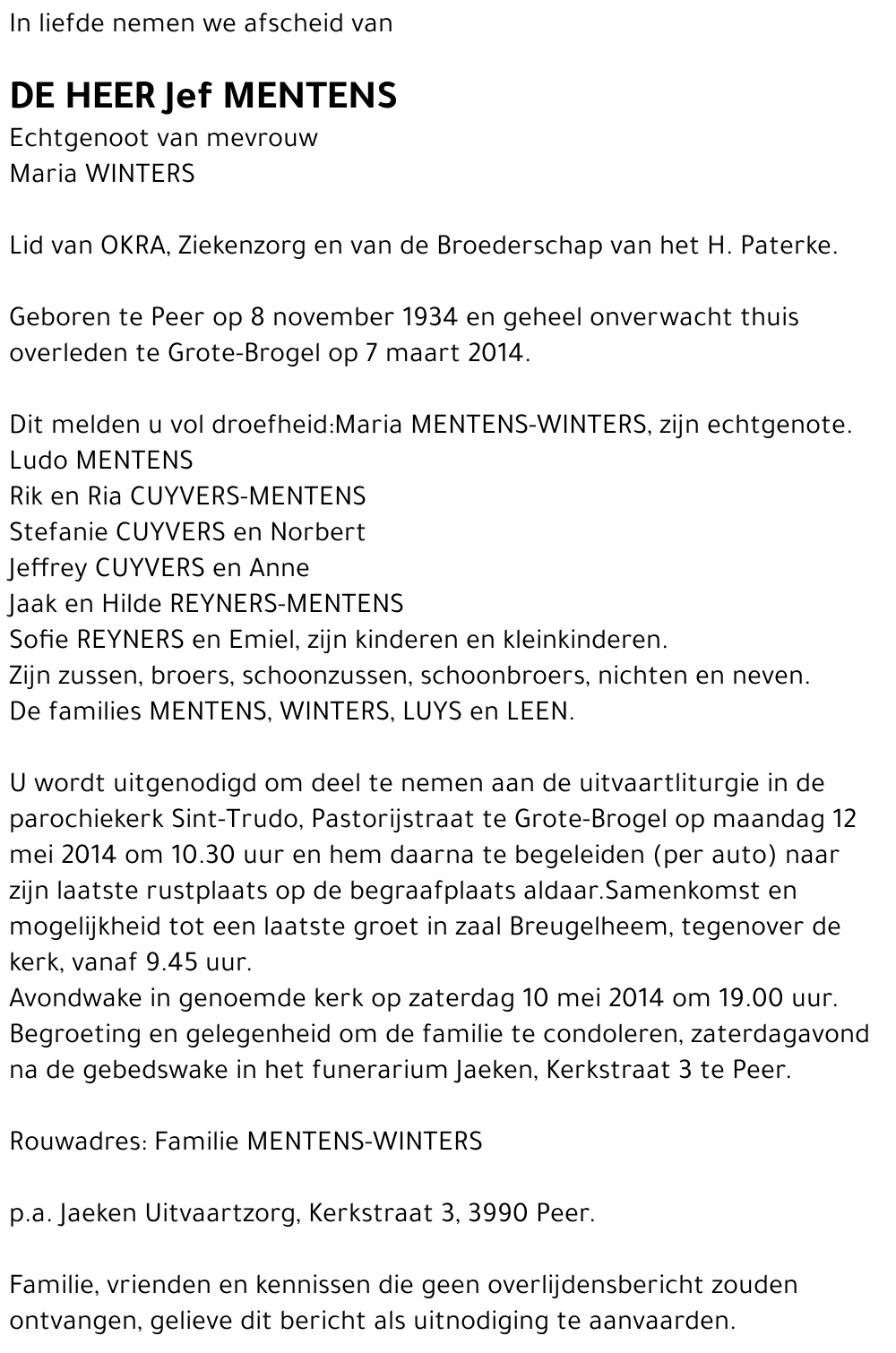 Jef MENTENS