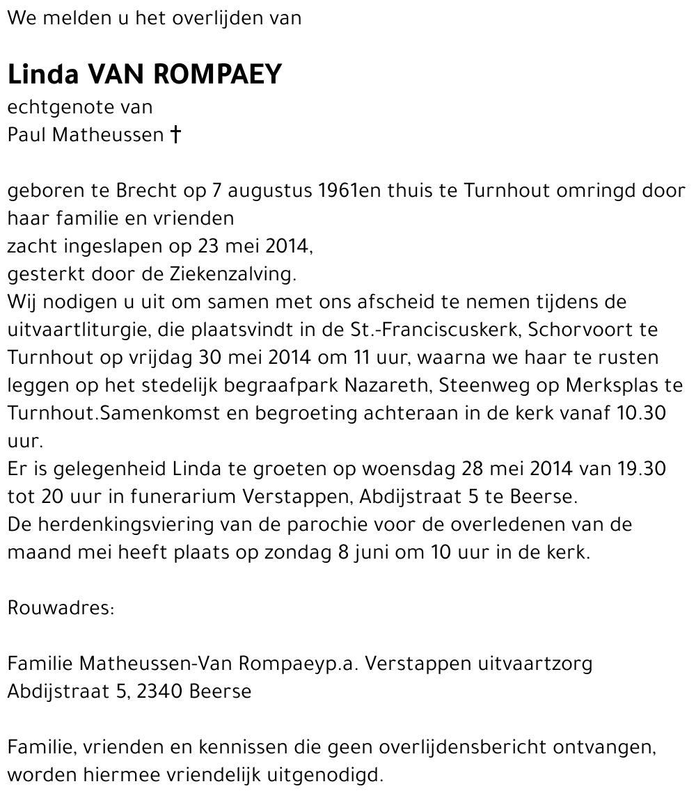 Linda Van Rompaey