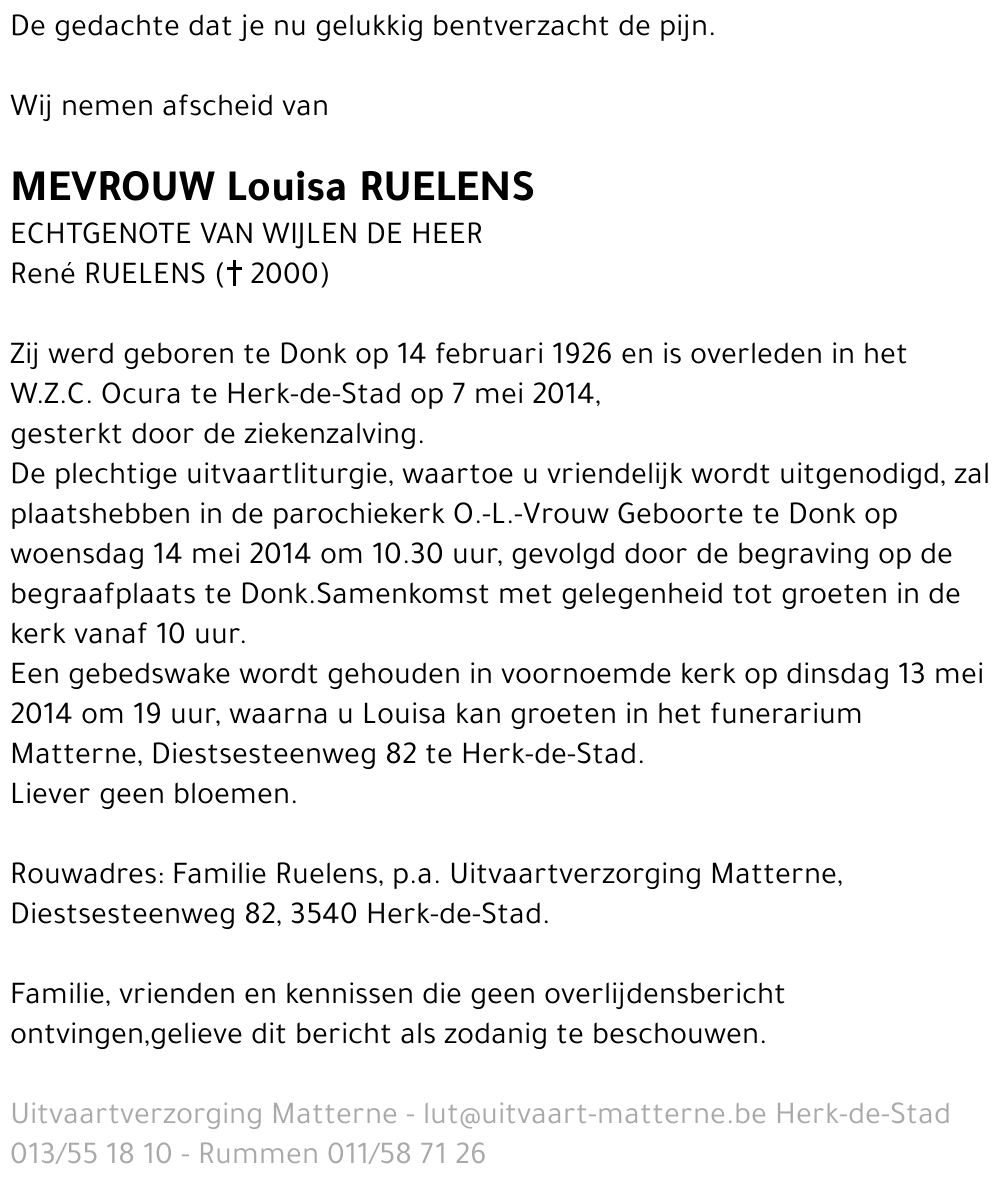 Louisa Ruelens