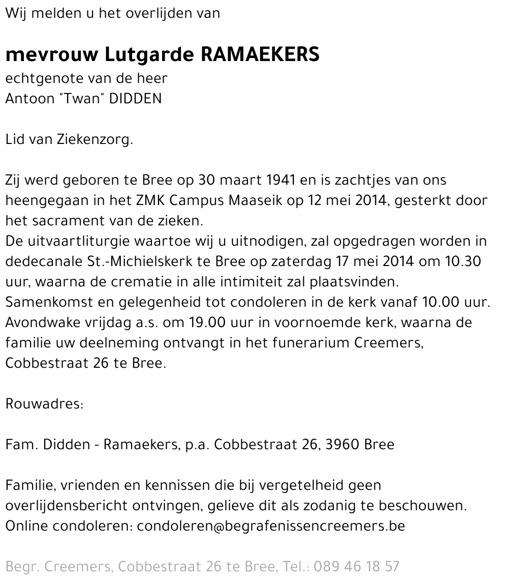 Lutgarde Ramaekers