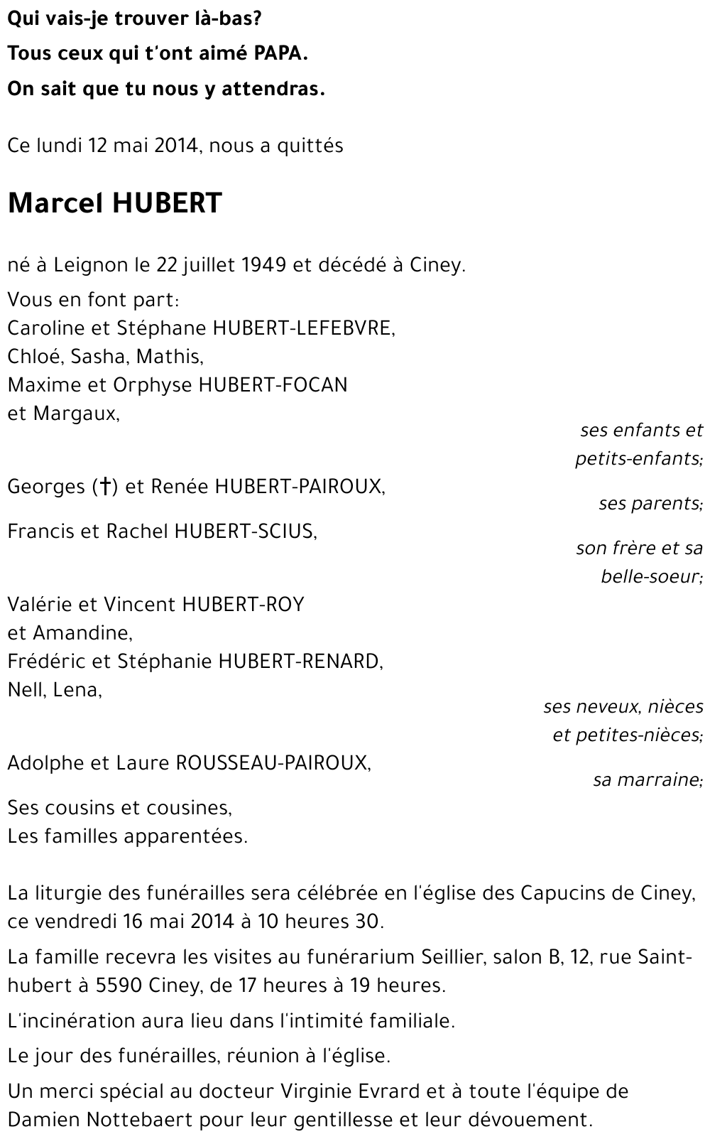 Marcel HUBERT