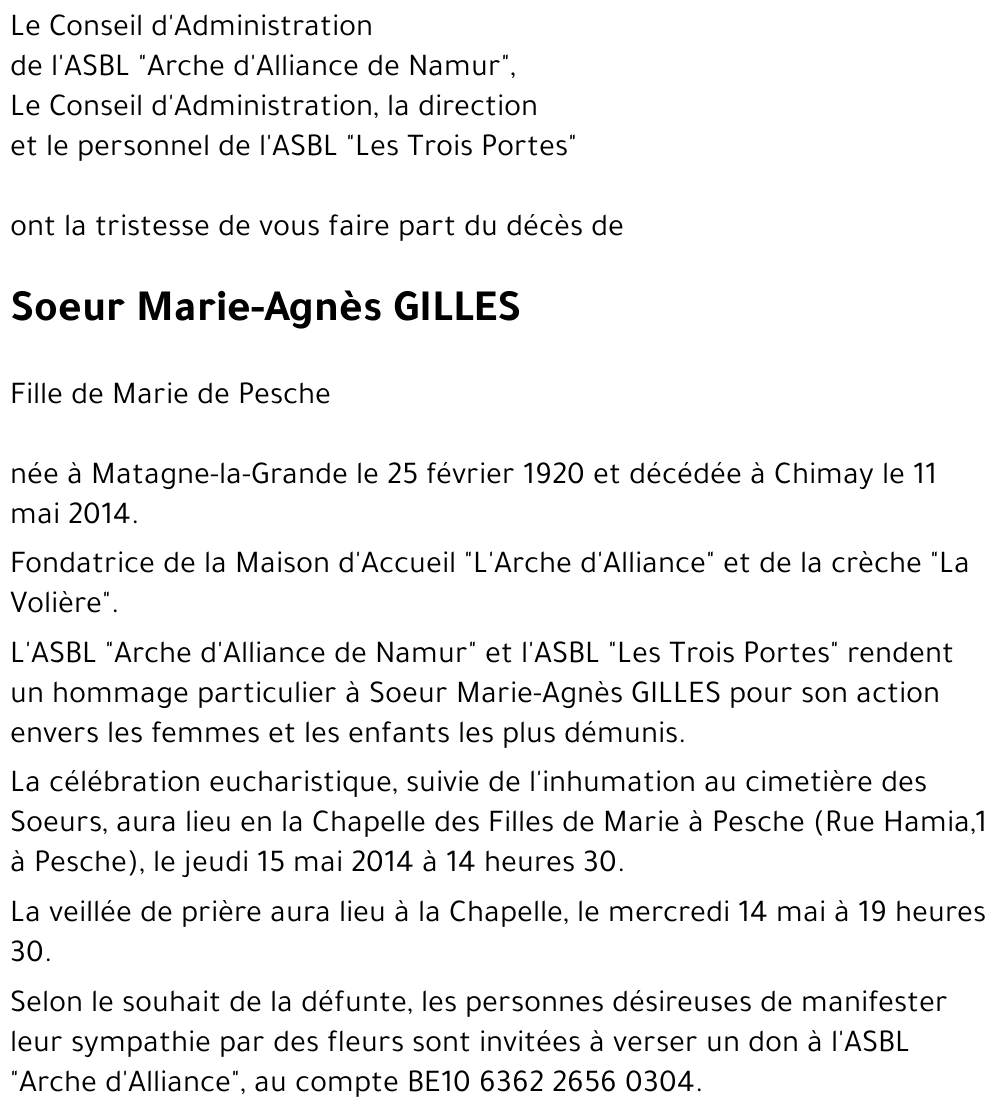 Marie-Agnès GILLES
