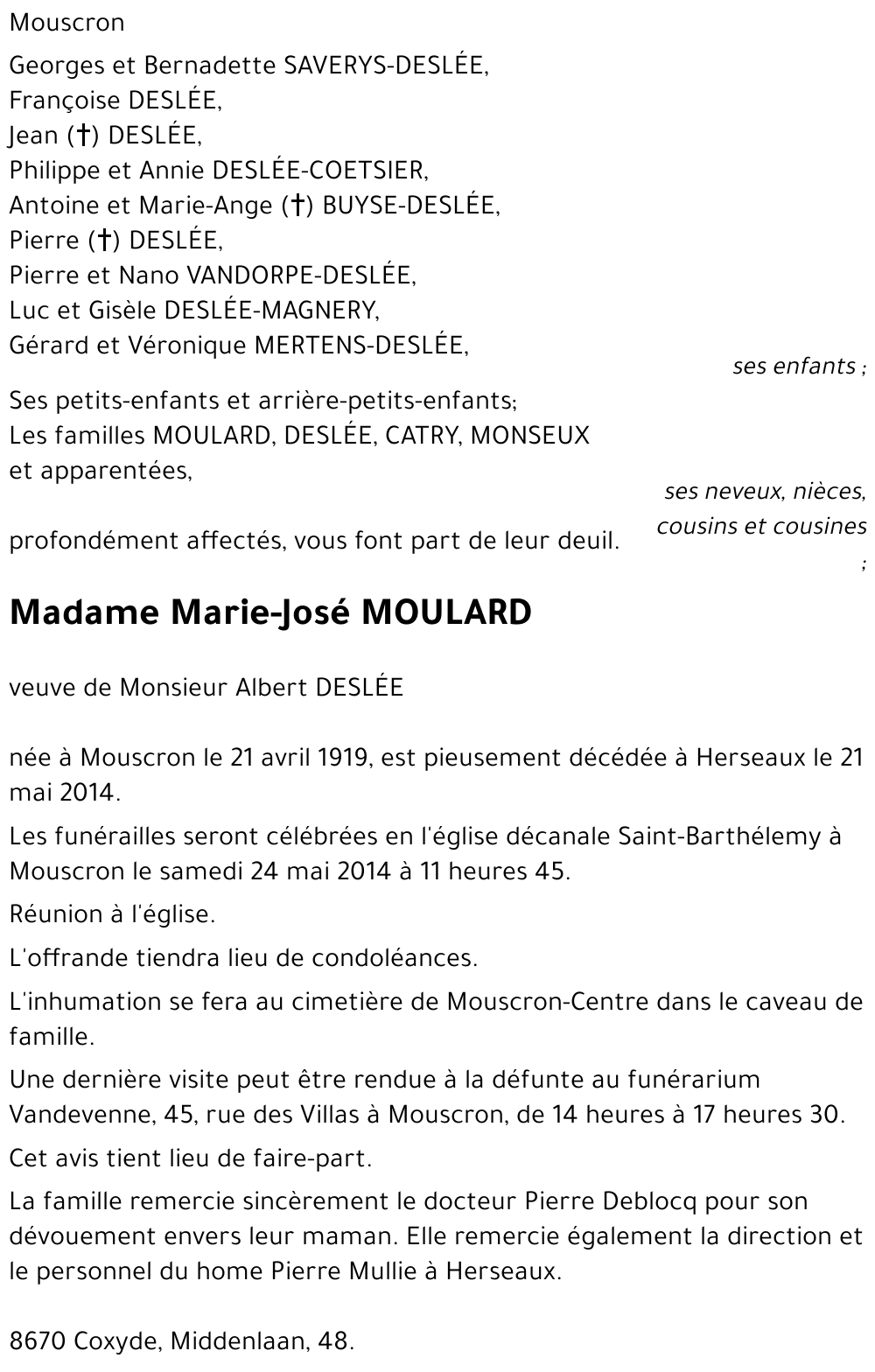 Marie-José MOULARD