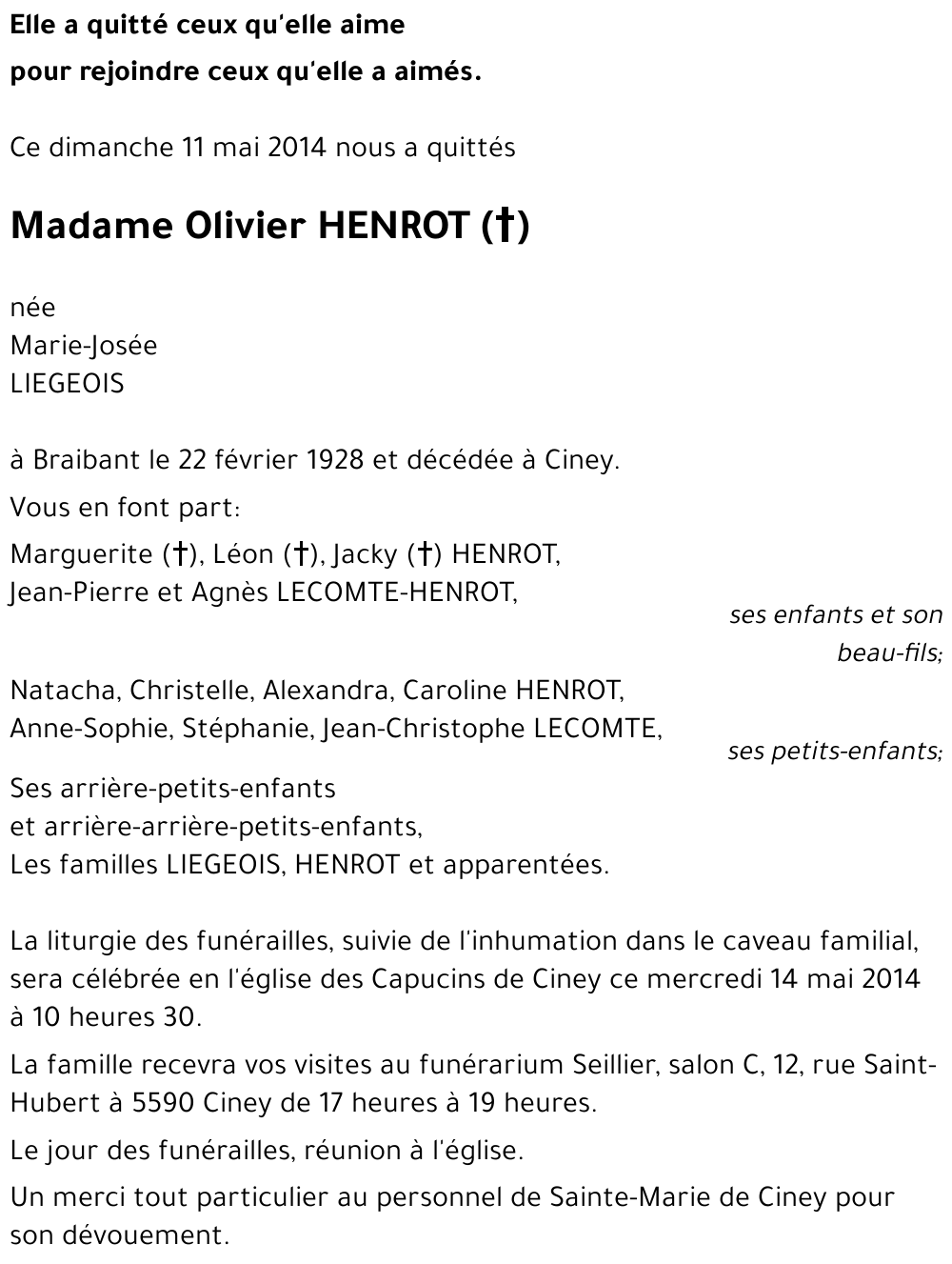 Marie-Josée LIEGEOIS