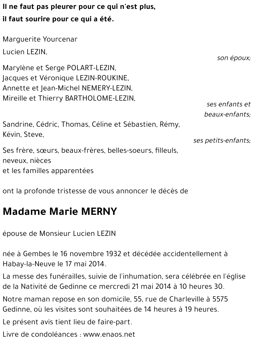 Marie MERNY