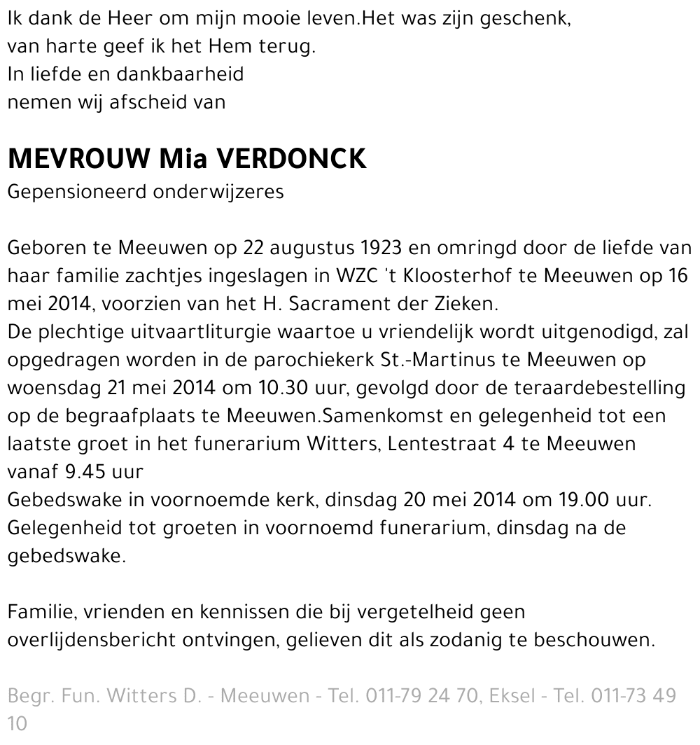 Mia Verdonck
